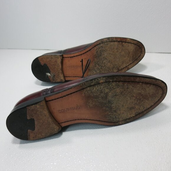 Cole Haan Brogue Leather Men's Dress Wingtip Oxfords Formal Footwear USA 10 D - Picture 3 of 7